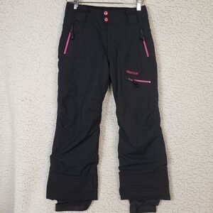 Marmot Black Ski Snow Pants Womens M Sporty Outdoor Gorpcore Rugged